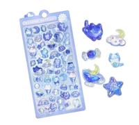 Autocollants 3D mignons - Jouets mignons 3D réutilisables pour tout-petits | Petits autocollants animaux | Pour cahiers, manuels scolaires, trousses, tablettes préscolaires, maternelle, salle de