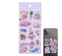 Autocollants 3D mignons pour carnets de notes | Autocollants pour, filles, adolescents, adultes, scrapbooking, planificateur, journal, ordinateur portable
