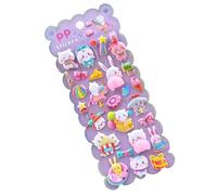 Autocollants 3D mignons, PVC drôles réutilisables amovibles, autocollants pour journal d'animaux pour | Pour la maison, fête, salle de classe, journal, travaux manuels, ordinateur