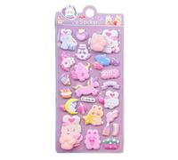 Autocollants 3D | Phosphorescents Forme Patte de Chat | Autocollants 3D à effet spongieux Animaux Mignons - Pour Coque de Téléphone, Gourde, Bagages, Mug, Carnet, Scrapbooking