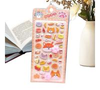 Autocollants 3D pour | Autocollant puissant sur le thème des empreintes de pattes | Petits autocollants mignons de dessin animé, pour, filles, garçons, ordinateur portable, bouteille