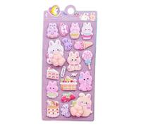 Autocollants 3D pour - Autocollants Sensoriels Forme Patte de Chat,Figures 3D Animales à Presser,Pour Coque de Téléphone, Gourde, Bagages, Mug, Carnet, Scrapbooking