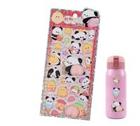 Autocollants 3D pour Coque de Téléphone - Autocollants Panda Derrière Décorations - Décalcomanies Animales Journal | pour Scrapbooking Ordinateur Portable Artisanat Garçons Cadeaux Fête Prix