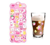 Autocollants 3D pour,Décalque Animaux Doux et Amusants pour Bagages | Autocollants Pour Carnet,Pour Adultes Fête Cadeaux École Téléphone Bagages Bouteille D'eau Ordinateur