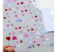 Autocollants 3d Pour Les Ongles Motif Coeur D'amour",Décalcomanies Pour La Journée De Léon,Coloré,Décoration De Manucure,"1 Pièce - Type Ts1507