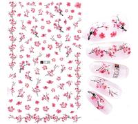 Autocollants 3d Pour Les Ongles",Motifs Floraux,Rose,Violet,Fleur,Lys,Tulipe,D¿¿Calcomanies,Fruits D'¿¿T¿¿,"D¿¿Corations De Manucure - Type F129