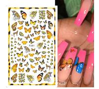 Autocollants 3d Pour Les Ongles",Motifs Floraux,Rose,Violet,Fleur,Lys,Tulipe,D¿¿Calcomanies,Fruits D'¿¿T¿¿,"D¿¿Corations De Manucure - Type F681