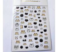 Autocollants 3d Pour N64.Pink Cat",Pentagramme,Conception De Coeur D'amour,D¿¿Calcomanies Adh¿¿Sives,Feuille De Manucure Imperm¿¿Able,D¿¿Corations D'art D'ongle,"Mode - Type Dd-167