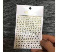 Autocollants 3d Pour Nail Art",Décalcomanies Pour Ongles,26 Lettres De L'alphabet Anglais,"1 Pièce #A