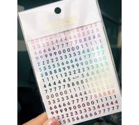 Autocollants 3d Pour Nail Art",Décalcomanies Pour Ongles,26 Lettres De L'alphabet Anglais,"1 Pièce #E