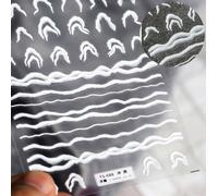Autocollants 3d Pour Nail Art",Série Histoire De Mer,Vague,Décor Gravé,Eau,Nuage,Décorations,Décalcomanies,Design Japonais,"Coréen - Type Ts 688