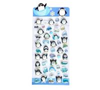 Autocollants 3D pour - Panda & Stickers Animaux Amovibles | Bubble Stickers DIY pour Scrapbooking, Journal, Téléphone | Kits créatifs er Garçons, Filles, Adultes