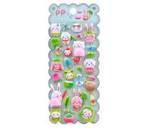 Autocollants 3D pour | PVC drôles réutilisables détachables, autocollants d'animaux pour journaux d' | Pour salle de classe, scrapbooking, travaux manuels, carnet d'anniversaire