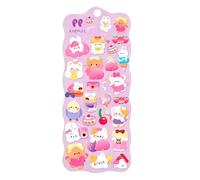 Autocollants 3D Pour Scrapbooking | Décalque Animaux Doux et Amusants pour Bagages | Autocollants pour Scrapbooking | Et Adultes Artisanat Prix Salle De Classe École Téléphone Valise