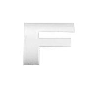 Autocollants 3D pour voiture - Lettres de l'alphabet autocollantes - Autocollants imperméables pour voiture - Robuste avec une durabilité améliorée et un design 3D pour l'extérieur