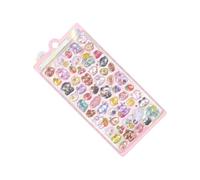 Autocollants 3D Relief - Stickers Animaux Mignons Pour Scrapbooking & Planners | Mini Décalques Bombés Pour Coques De Téléphone, Ordinateurs, Carnets & DIY | Lot De Stickers PVC Kawaii Adhésifs