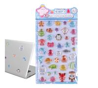 Autocollants 3D, styles artistiques, autocollants 3D pour, autocollants gonflés | autocollants de dessin animé pour adolescents étudiants garçons filles Scrapbooking Journaling Étui pour