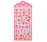 Autocollants 3D sur le Thème Nourriture Mignonne,Décalcomanies Adhésives 3D pour Scrapbooking | Autocollants | pour Décoration Classe, Mur Anniversaire, Ordinateur, Gourde, Téléphone, Skateboard