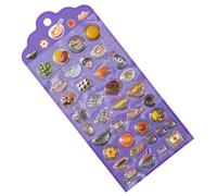 Autocollants 3D sur le Thème Nourriture Mignonne | Décalcomanies Adhésives 3D pour Scrapbooking,Autocollants,pour Décoration Classe, Mur Anniversaire, Ordinateur, Gourde, Téléphone, Skateboard