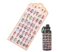 Autocollants 3D sur le Thème Nourriture Mignonne - Décalcomanies Adhésives 3D pour Scrapbooking - Autocollants - pour Décoration Classe, Mur Anniversaire, Ordinateur, Gourde, Téléphone, Skateboard