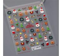 Autocollants 5d En Forme De Diamant Et Fleur Blanche Pour La D¿¿Coration Des Ongles",D¿¿Calcomanies Adh¿¿Sives En Acrylique,Style Japonais Exquis,Kawaii,Accessoires,"1 Pi¿¿Ce - Type 1pcs Ts-3255