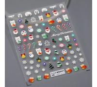 Autocollants 5d En Forme De Diamant Et Fleur Blanche Pour La D¿¿Coration Des Ongles",D¿¿Calcomanies Adh¿¿Sives En Acrylique,Style Japonais Exquis,Kawaii,Accessoires,"1 Pi¿¿Ce - Type 1pcs Ts-3236