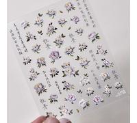 Autocollants 5d Pour Les Ongles",Motifs Griffe De Chat Rose Mignon,1 Pièce,Accessoires De Manucure,Décalcomanies Auto-Adhésives,"Style Japonais Kawaii - Type 1pcs To3333