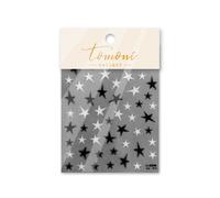 Autocollants 5d Réalistes Pour Nail Art",Accessoires De Manucure,Breloques,Décalcomanies Adhésives,Étoiles De Météore,Laser Noir Et Blanc,Argent Et Or,"1 Feuille - Type To2246