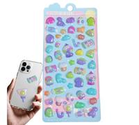 Autocollants à bulles - Autocollants 3D drôles mignons - Autocollants de scrapbooking amusants et autocollants animaux | Pour fête d', salle de classe, journalisation, scrapbooking, étui de