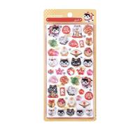 Autocollants à bulles, autocollants puissants de style japonais - Petits autocollants mignons - pour filles, garçons, Halloween, scrapbooking, salle de classe, téléphone, journal, travaux manuels