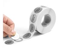 Autocollants à gratter 1000 pièces étiquette à gratter 1 pouce autocollant à gratter rond 25 mm vierge for jeu de couverture de mot de passe message de mariage carte à gratter for bricolage