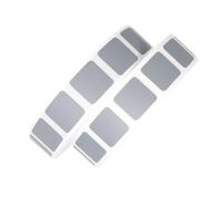 Autocollants à gratter 2 rouleaux 1000 pièces/rouleau 12 mm carré autocollant à gratter étiquette grise for couverture de carte postale papeterie message jeu autocollants for bricolage