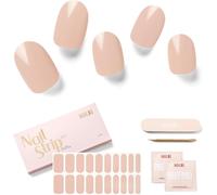 Autocollants À Ongle 20pcs Gel Vernis Adhésif Semi-Permanents Extra Long Finition Brillante Et Durable Nail Art Decal Strip Nail Stickers Pour Femmes Filles, Kiss The Rain