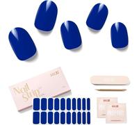 Autocollants À Ongle 20pcs Gel Vernis Adhésif Semi-Permanents Extra Long Finition Brillante Et Durable Nail Art Decal Strip Nail Stickers Pour Femmes Filles, Kiss The Rain