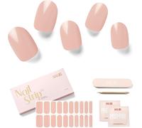 Autocollants À Ongle 20pcs Gel Vernis Adhésif Semi-Permanents Extra Long Finition Brillante Et Durable Nail Art Decal Strip Nail Stickers Pour Femmes Filles, Kiss The Rain