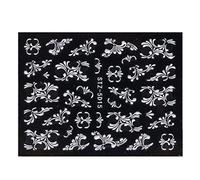 Autocollants à ongles de fleur 5d dentelle de dentelle à ongles gravés auto-adhésif sculpture bricolage art style 7