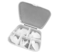 Autocollants à ongles français 60pcs 5 Forme French Tip Pochans for Nails Art Plastic Nail Conseils pour DIY Art Salon Tool Style1