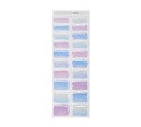 Autocollants à ongles, kit de vernis à ongles gel avec lampe à ongles, paillettes semi-durcies, miroirs polis, autocollants à ongles, facile à utiliser sans blesser les ongles, beauté facile, convient