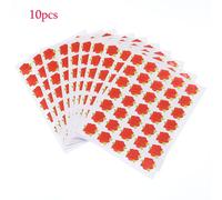 Autocollants À Paillettes Plaqués Or Pour Enfants,Étiquette D'éloge Pour Mère Et Enseignant,Autocollant D'amour Étoile À Cinq Branches,10 Feuilles/Paquet #C