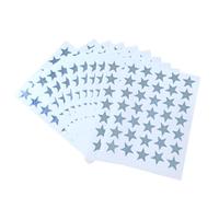 Autocollants À Paillettes Plaqués Or Pour Enfants,Étiquette D'éloge Pour Mère Et Enseignant,Autocollant D'amour Étoile À Cinq Branches,10 Feuilles/Paquet #O