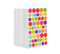 Autocollants à Pastilles Colorées,30 PCS Gommettes Rondes,Autocollants à Pastilles de Couleurs Assorties,Petits Pastille Rondes Autocollantes pour L'organisation,les Récompenses en Classe