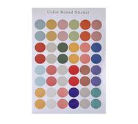 Autocollants à points colorés, étiquettes circulaires, étiquettes de codage pour journaux et photos