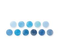 Autocollants à Pois à Base de papier pour Cahiers, Blueberry, L | Autocollant à Base de Papier, Format Détachable ou Découpé Selon les besoins, Marquage organisé pour les Pages du