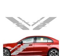 Autocollants à rayures - 71x35 pouces Carrosserie automobile, autocollants en vinyle imperméable pour camion Suv Racing Décalque à rayures, Véhicule étanche | A