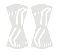 Autocollants à sourcils, ruban de pochoir à sourcils aérographe - Ruban de forme de sourcil | 10 paires bandes auxiliaires, Shamp Shaper, adhésif, film de protection contre les sourcils imperméable po