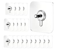 Autocollants à vis sans perçage, crochets robustes sans perçage, crochets pour cadre adhésif - pour la maison, le carrelage, le verre, la brique, le béton, la salle de bain extérieure, la bannière, le