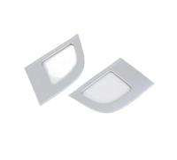 Autocollants ABS Pour Cadre De Haut-parleur De Portière De Voiture Pour Toyota Alphard 2024 Accessoires De Moulage De Style Intérieur aménagements intérieurs(Silver)