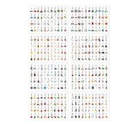 Autocollants Adhésifs Interactifs Pour Mots Anglais - Aide À L'apprentissage Du Vocabulaire Pour Enseignants Et Outils D'apprentissage Interactifs À La Maison