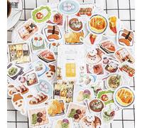 Autocollants Adhésifs Nourriture Délicieuse Sushi, Étiquette Scrapbook Kawaii, Dessin Animé, Pour Journal Intime, Papeterie De Décoration, Diy Bricolage