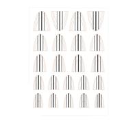 Autocollants adhésifs pour ongles français, décalcomanies adhésives, lignes à carreaux, accessoires de manucure pour décors, fournitures de décoration artistique